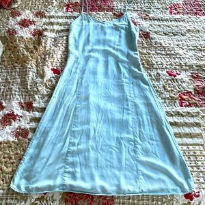 Summer denim dress, gently use, loved it but does not fit me anymore.